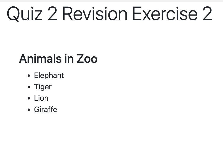 Challenge 2: Webpage with Heading 2 removed