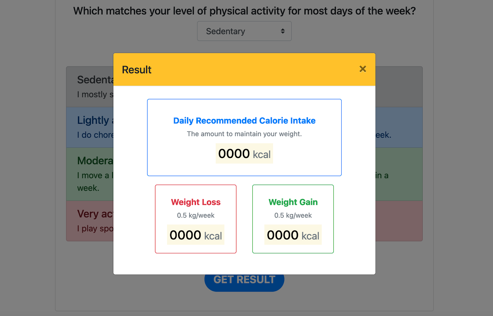 Bootstrap modal display example