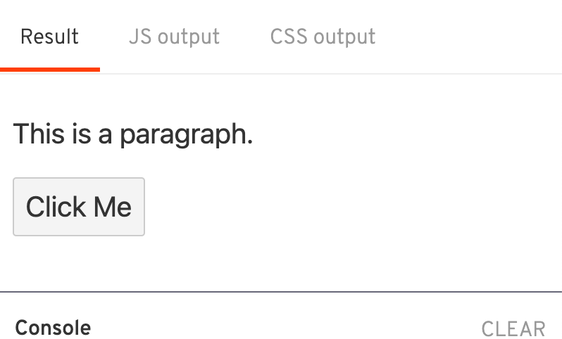 Final example showing component import and usage