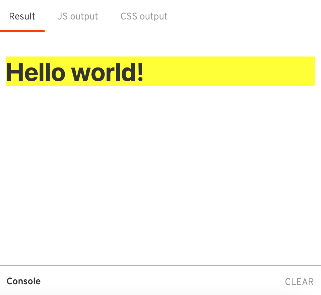 Example Svelte component with script, HTML, and style sections