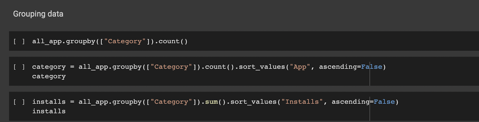 Data Manipulation and Grouping