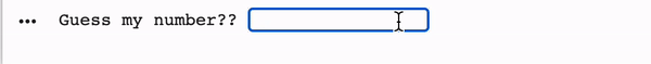 Wrong guess output