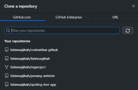 GitHub Desktop Repo Tabs