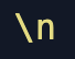 Newline Example