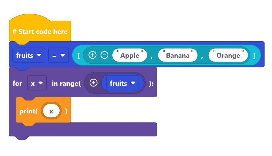 List Loop Input