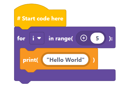 For Loop Input 2