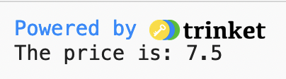 String Output