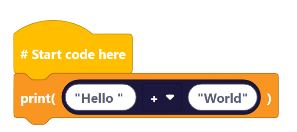 Math Concatenation Input