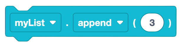 Append Method Block