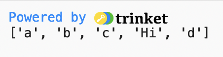 Insert Output