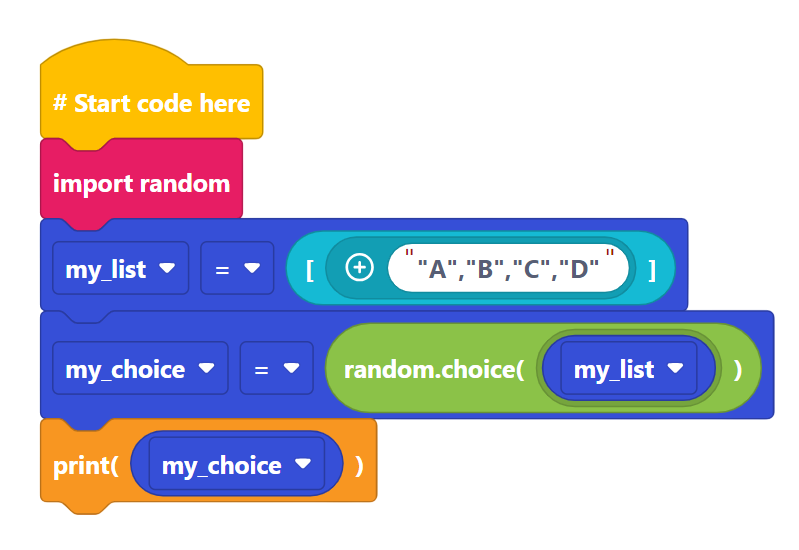 Choice Input