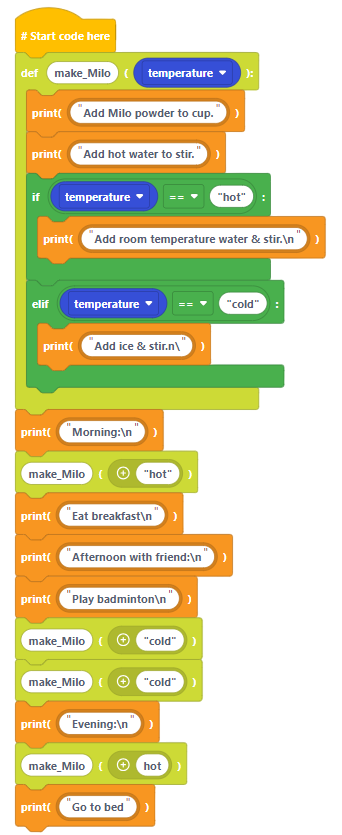 Parameters Input