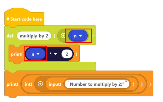 Parameters Example