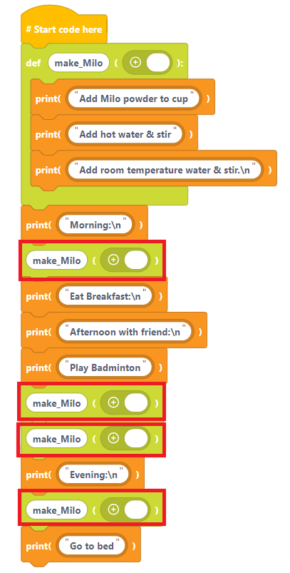 Function Input