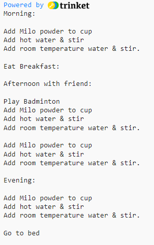 Function Output