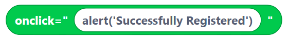 Pop-up Message Example 1