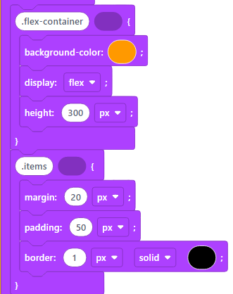 Flexbox Example Code