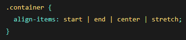 Align Items Property