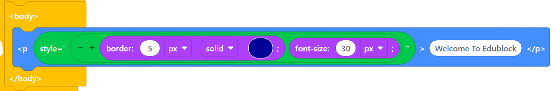 Inline CSS Code Example