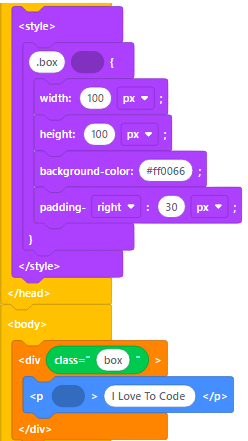 Padding Code Example