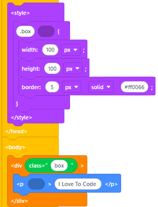 Border Code Example