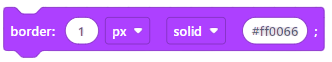 Table Border Block
