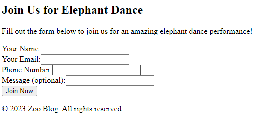 Zoo Blog Overview 4