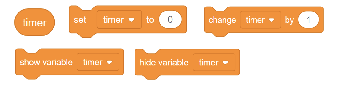 Timer Variable Blocks
