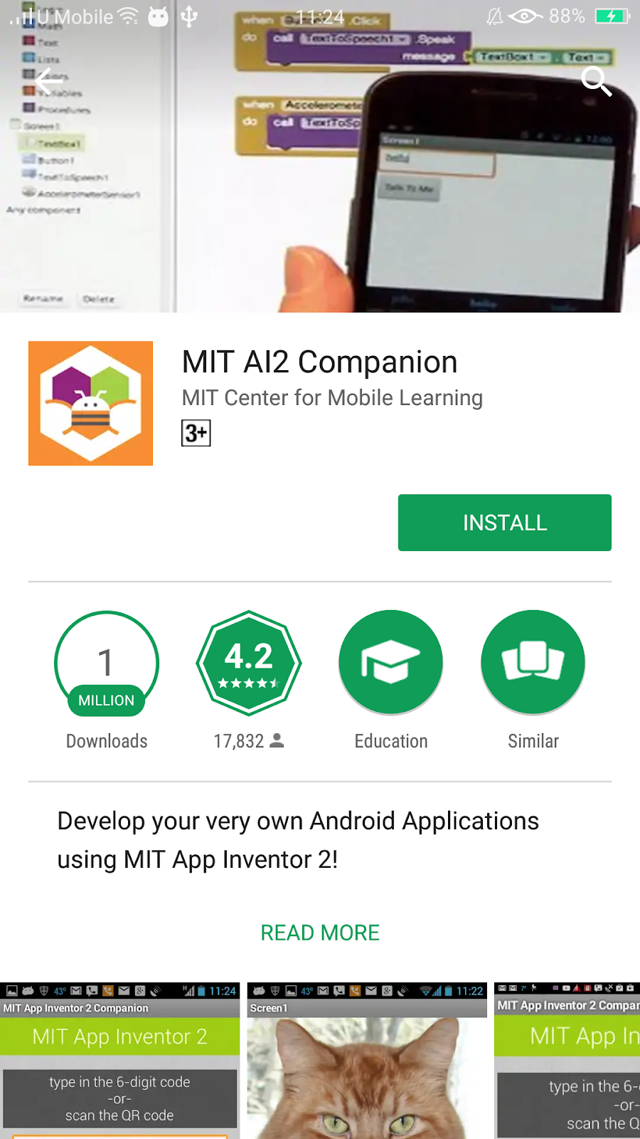 Android Play Store QR Code