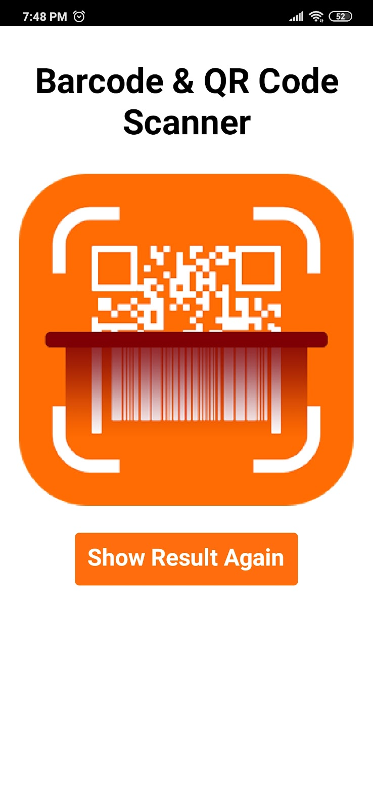 QR Code Scanner App UI