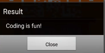 Notifier without Go to Website Button