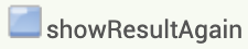 Show Result Again Button