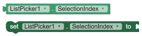 ListPicker SelectionIndex Property
