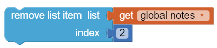 Remove List Item Block