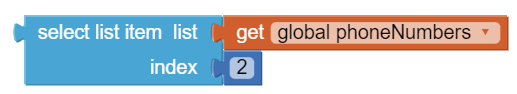 Selecting Items from Lists