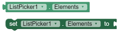 ListPicker Elements Property
