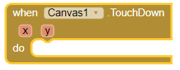 Canvas TouchDown Event