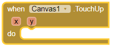 Canvas TouchUp Event