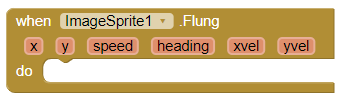 ImageSprite Flung Event