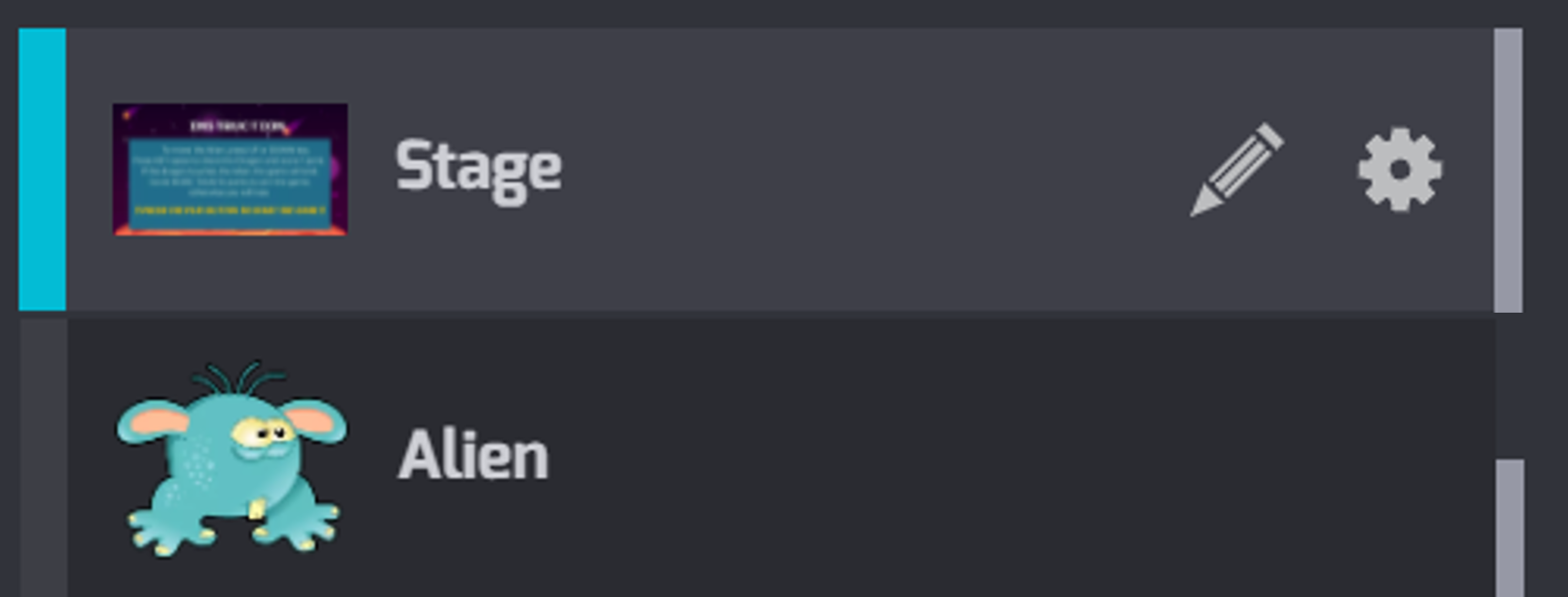 background switch