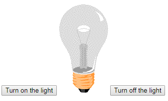Light bulb turned off state