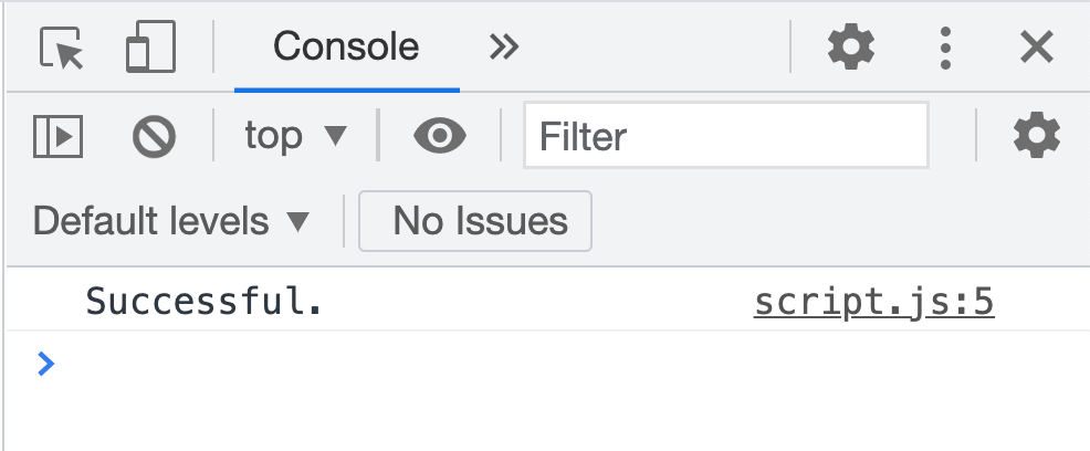 Demo 1 - Console showing "Invalid password." message